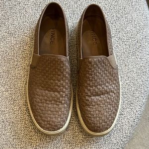 Vince slip on sneakers! Great color, neutral to wear with anything.